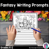 Fantasy Writing Prompts, Fantasy Picture Writing Prompts with Sentence Starters