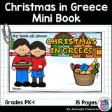 Christmas in Greece Mini Book for Early Readers - Christmas Activities