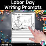 Labor Day Writing Prompts, Labor Day Writing Prompts with Sentence Starters