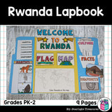 Rwanda Lapbook for Early Learners - A Country Study