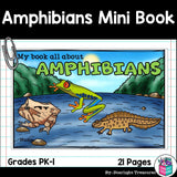 Amphibians Mini Book for Early Readers: Animal Groups and Classifications