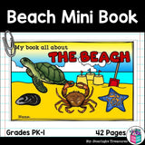 Beach Mini Book for Early Readers: Beach Animals