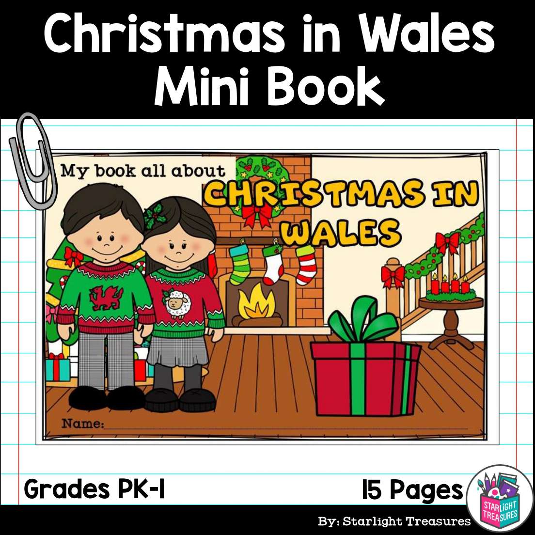 christmas-in-wales-mini-book-for-early-readers-christmas-activities-starlight-treasures-llc