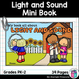 Light and Sound Mini Book for Early Readers: Physical Science, Eye, Ear