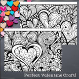 Valentine's Day Cards to Color - Valentine Craft Activities, Cards, Coloring