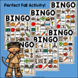 Thanksgiving Bingo Cards for Early Readers - Thanksgiving Bingo FREEBIE