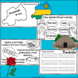 Rwanda Mini Book for Early Readers - A Country Study