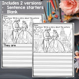 Fantasy Writing Prompts, Fantasy Picture Writing Prompts with Sentence Starters