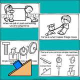 Simple Machines Mini Book for Early Readers: Physical Science, Simple Machines