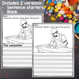 Labor Day Writing Prompts, Labor Day Writing Prompts with Sentence Starters