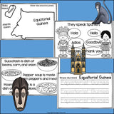 Equatorial Guinea Mini Book for Early Readers - A Country Study