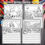 Spring Writing Prompts, Spring Picture Writing Prompts with Sentence Starters