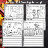 Fall Writing Prompts, Fall Picture Writing Prompts with Sentence Starters