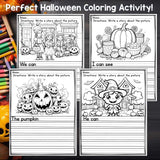 Halloween Writing Prompts, Halloween Picture Writing with Sentence Starters