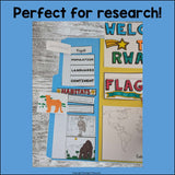 Rwanda Lapbook for Early Learners - A Country Study