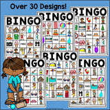 Summer Fun Bingo Cards for Early Readers - Summer Bingo FREEBIE