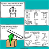 Simple Machines Mini Book for Early Readers: Physical Science, Simple Machines