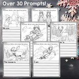 Winter Writing Prompts, Winter Picture Writing Prompts with Sentence Starters