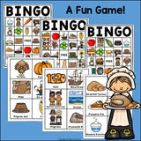 Thanksgiving Bingo Cards for Early Readers - Thanksgiving Bingo FREEBIE