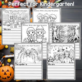 Halloween Writing Prompts, Halloween Picture Writing with Sentence Starters