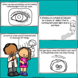 Light and Sound Mini Book for Early Readers: Physical Science, Eye, Ear