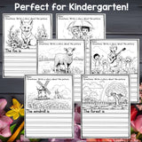 Spring Writing Prompts, Spring Picture Writing Prompts with Sentence Starters