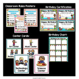 Classroom Decor Pack - Beach and Summer Theme