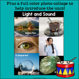 Light and Sound Mini Book for Early Readers: Physical Science, Eye, Ear