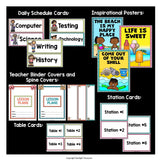 Classroom Decor Pack - Beach and Summer Theme