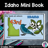 Idaho Mini Book for Early Readers - A State Study