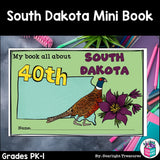 South Dakota Mini Book for Early Readers - A State Study