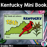 Kentucky Mini Book for Early Readers - A State Study