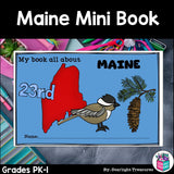 Maine Mini Book for Early Readers - A State Study