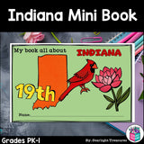 Indiana Mini Book for Early Readers - A State Study