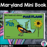 Maryland Mini Book for Early Readers - A State Study