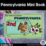 Pennsylvania Mini Book for Early Readers - A State Study
