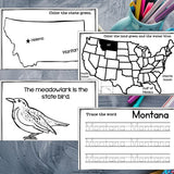 Montana Mini Book for Early Readers - A State Study