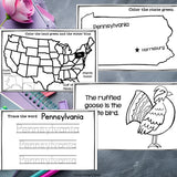 Pennsylvania Mini Book for Early Readers - A State Study