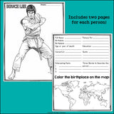 Asian American Pacific Islanders Research Posters, Coloring - Research Project
