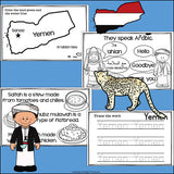 Yemen Mini Book for Early Readers - A Country Study