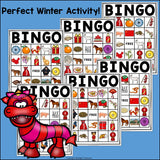 Chinese New Year Bingo Cards for Early Readers - Lunar New Year Bingo FREEBIE