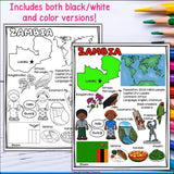 Zambia Fact Sheet for Early Readers - A Country Study