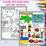 Ukraine Fact Sheet for Early Readers - A Country Study