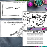 South Dakota Mini Book for Early Readers - A State Study