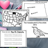 North Dakota Mini Book for Early Readers - A State Study