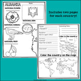 Europe Countries Research Posters - European Country Research Project