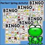 Spring Bingo Cards for Early Readers - Spring Bingo FREEBIE