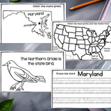 Maryland Mini Book for Early Readers - A State Study
