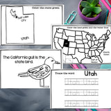Utah Mini Book for Early Readers - A State Study