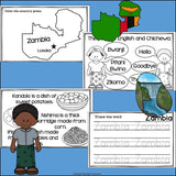 Zambia Mini Book for Early Readers - A Country Study